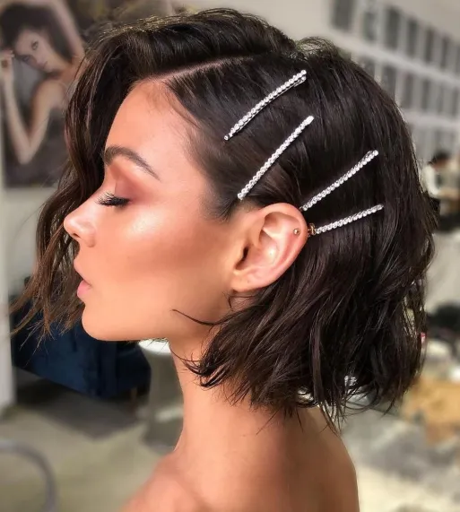 Penteados para cabelo curto solto