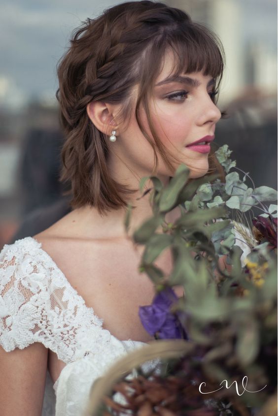Penteados para cabelo curto com tranças