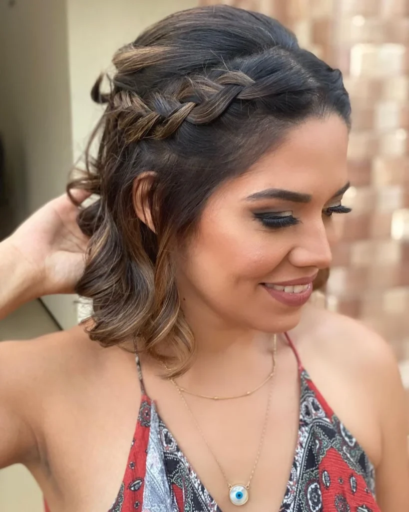 Penteados para cabelo curto com tranças